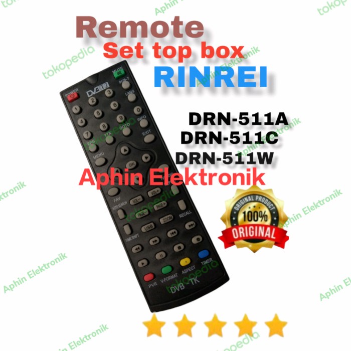 REMOT SET TOP BOX RINREI ORI