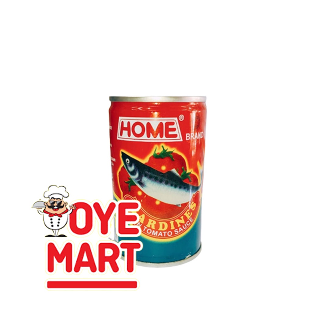 HOME SARDEN SAUS TOMAT 155GR IKAN SARDEN KALENG/MAKANAN KALENG
