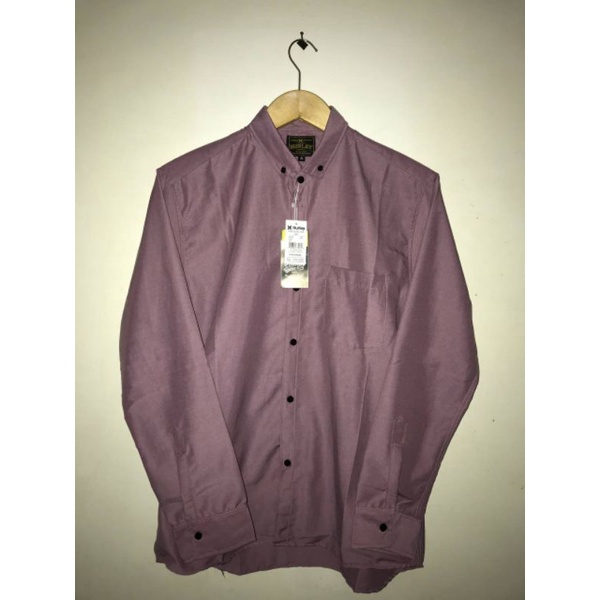 kemeja pria dusty purple