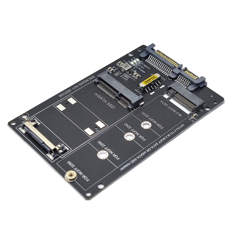 Btsg 6G to M2 NGFF SSD MSATA Adapter Card MSATA Ke M.2 SATA3 Adaptor Hardisk