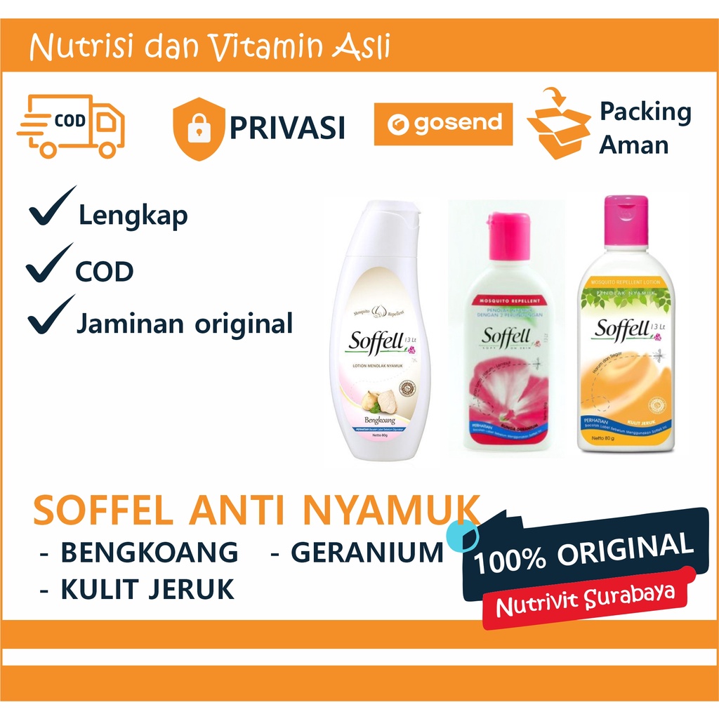 SOFFEL BOTOL 80ML ANTI NYAMUK