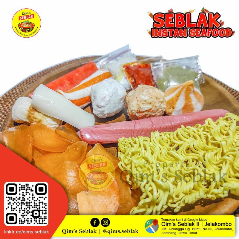 Jual Seblak Instan Toping Seafood Lengkap Porsi Jumbo Shopee Indonesia