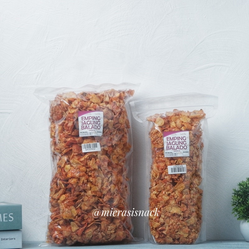 Jual Keripik Emping Jagung Pipih G Marning Jagung Snack Tradisional Kiloan Cemilan Enak