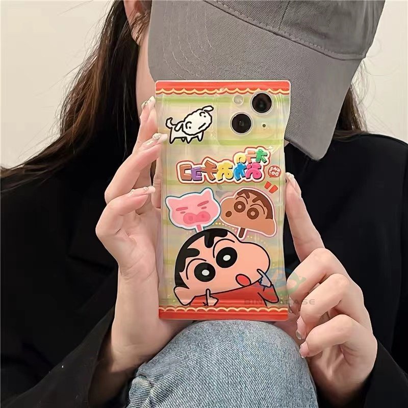 Soft Case TPU Motif Kartun Gummy Untuk iPhone 11 13 12 14 Pro MAX 7 8 Plus 6s Plus XR 14 Plus X XS MAX