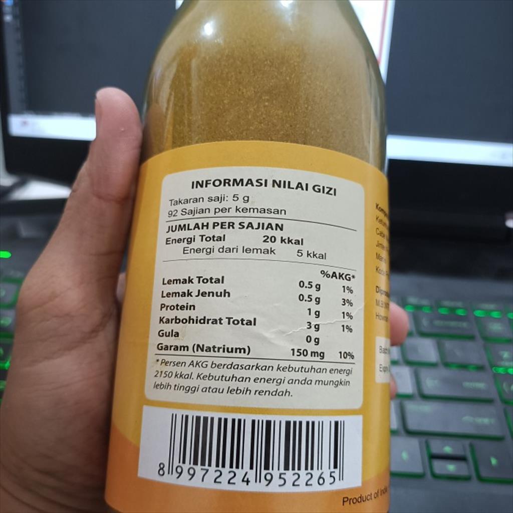 Taara Indian Seasoning Madras Curry Powder 460 gr Bubuk Kari India