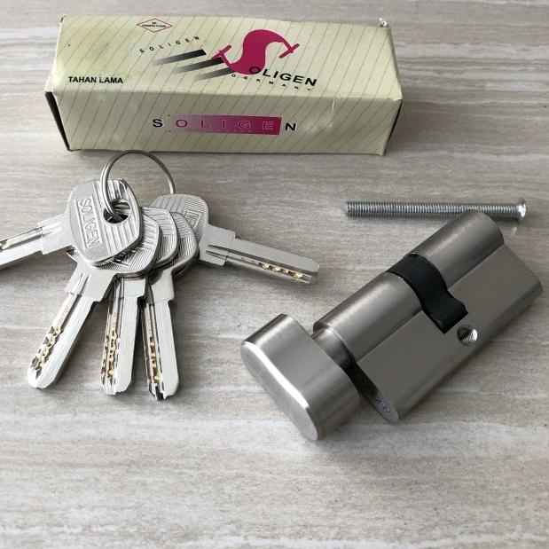 Silinder kunci knob 60 mm / SILINDER KUNCI TOILET KNOB 60 mm SOLIGEN