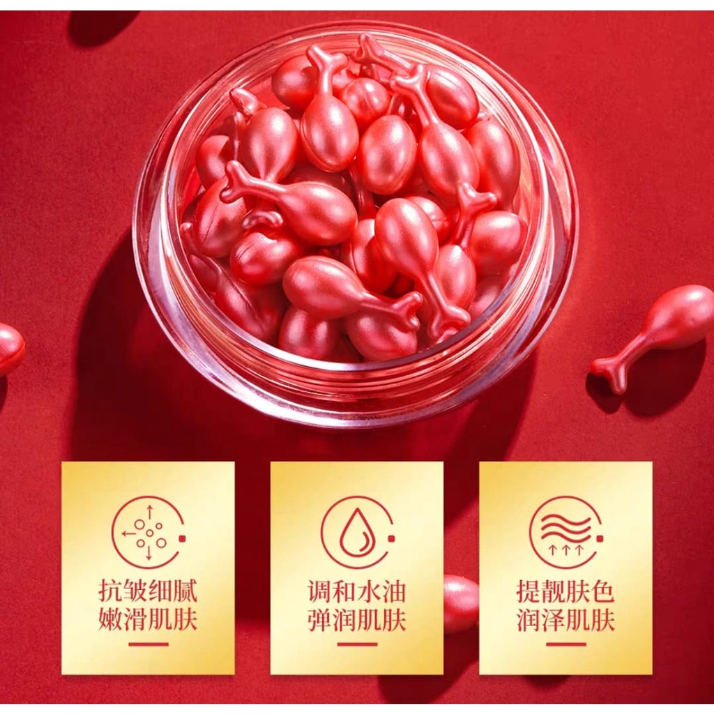 Veze 30 Buah Kapsul Wajah Esensi Vit E Anti Kerut Pemutih Pelembab Kulit Serum Wajah Anti Penuaan