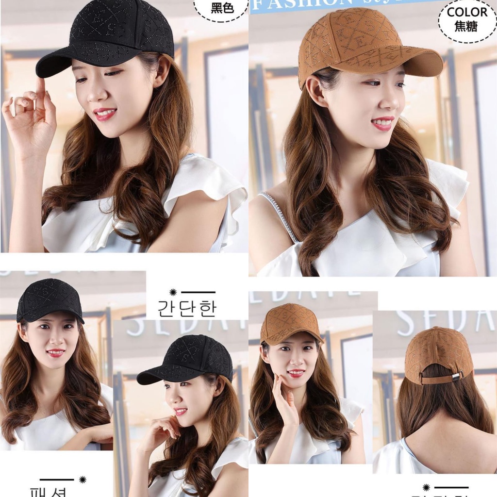 NEW TOPI BASEBALL WANITA FASHION ELEGAN FULL PERMATA KRISTAL HIGH QUALITY ORIGINAL IMPORT