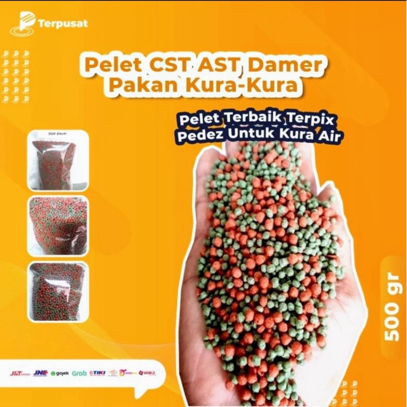 TERPIX 2mm Per 500 Gram Pakan Kura Makanan Kura Pelet kura Air CST AST Damer