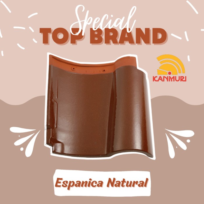 Genteng Kanmuri Espanica Natural