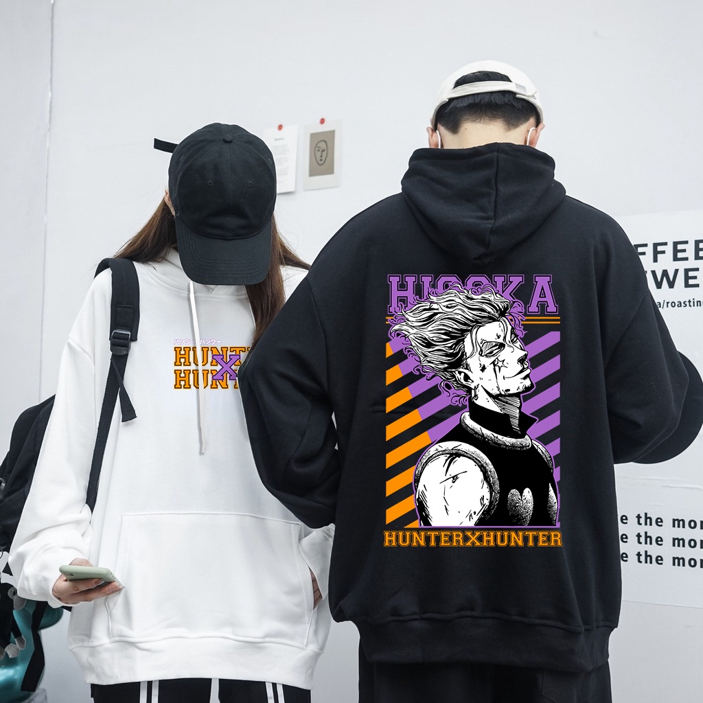 Promo Cod Hoodie Pria Hunter x Hunter Hisoka Joker Bisa Couple Pria Wanita Wear Sweatshirt Loose Oversize Trendy Jacket Hoodie Korean Style Anime