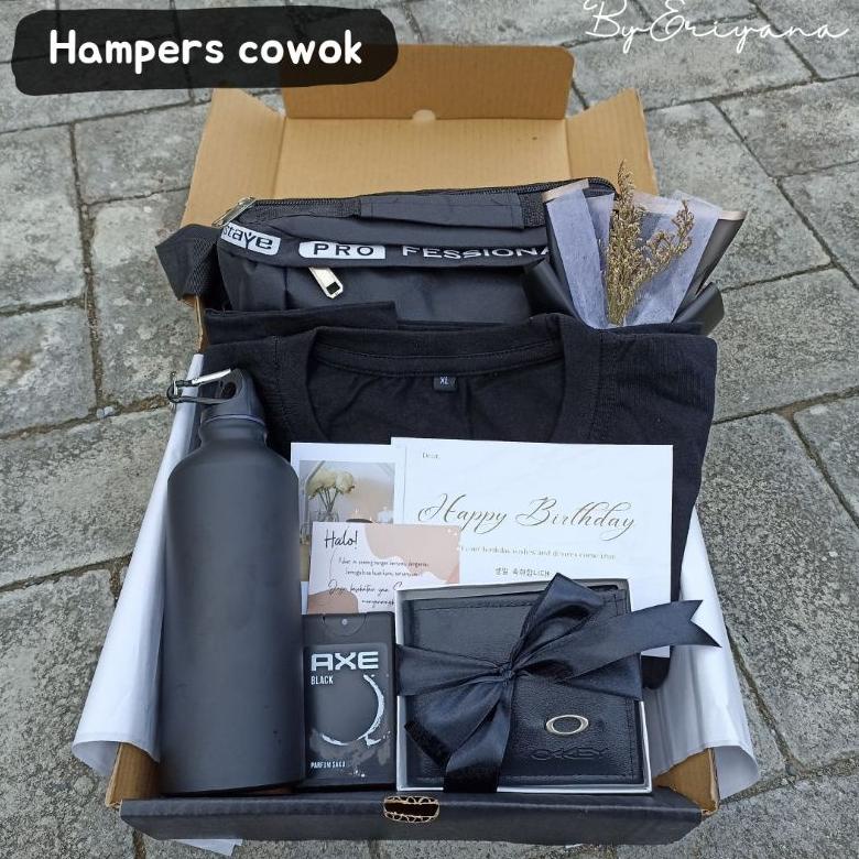 PRODUK- HAMPERS KADO ULANG TAHUN COWOK PRIA PACAR SAHABAT GIFTBOX VALENTINE WISUDA BIRTHDAY ULTAH AN