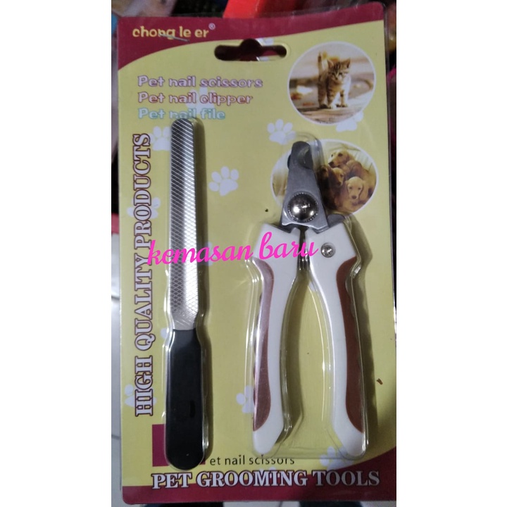 Pet Nail Clipper Gunting Kuku + Kikiran Anjing Kucing GK200 - 368184