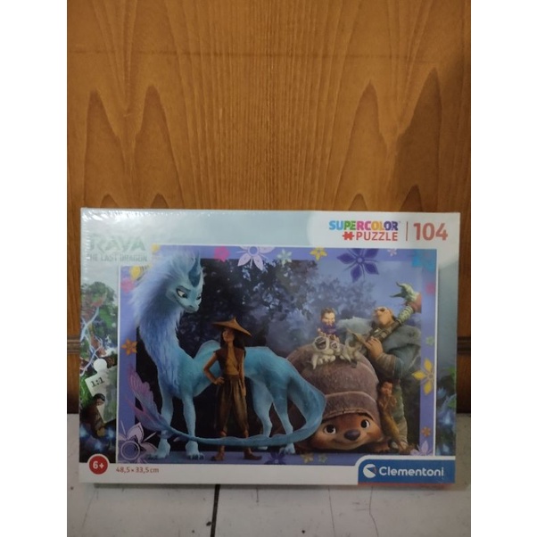 puzzle clementoni disney raya and the last dragon 104 pcs big pieces