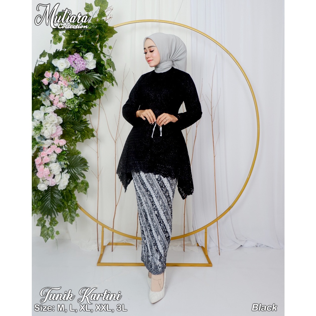 Setelan kebaya tunik brukat busui friendly Kebaya brukat modern Kebaya remaja pernikahan wisuda lamaran tunangan