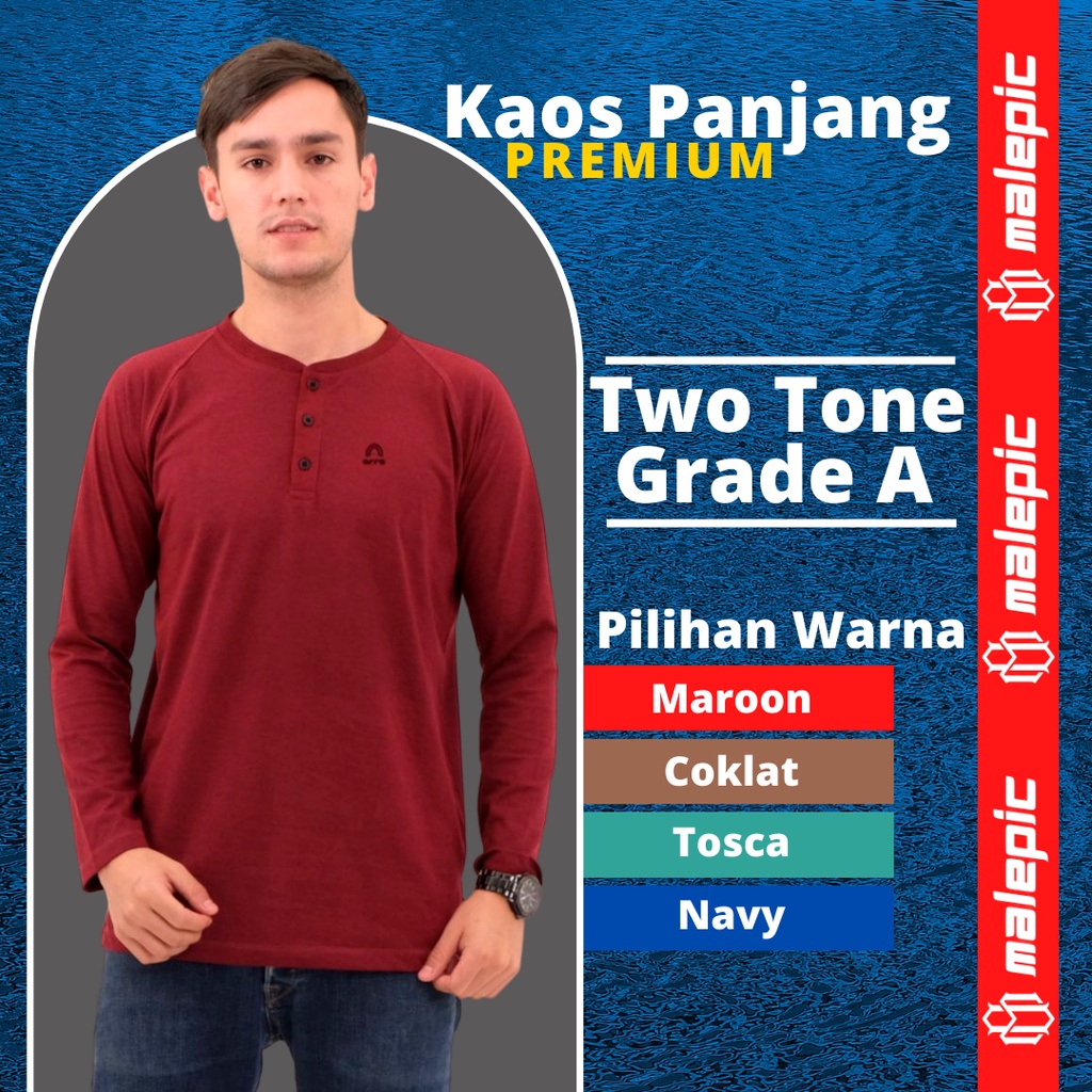 Kaos Pria Dewasa Lengan Panjang