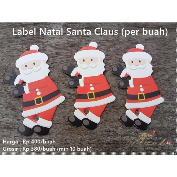 

NATL-283 : Label Natal Santa Claus (per buah)