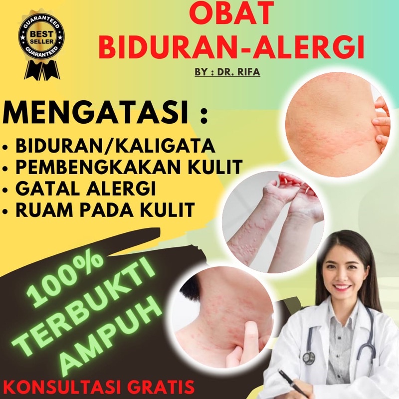 OBAT BIDURAN ALERGI DINGIN ALERGI MAKANAN