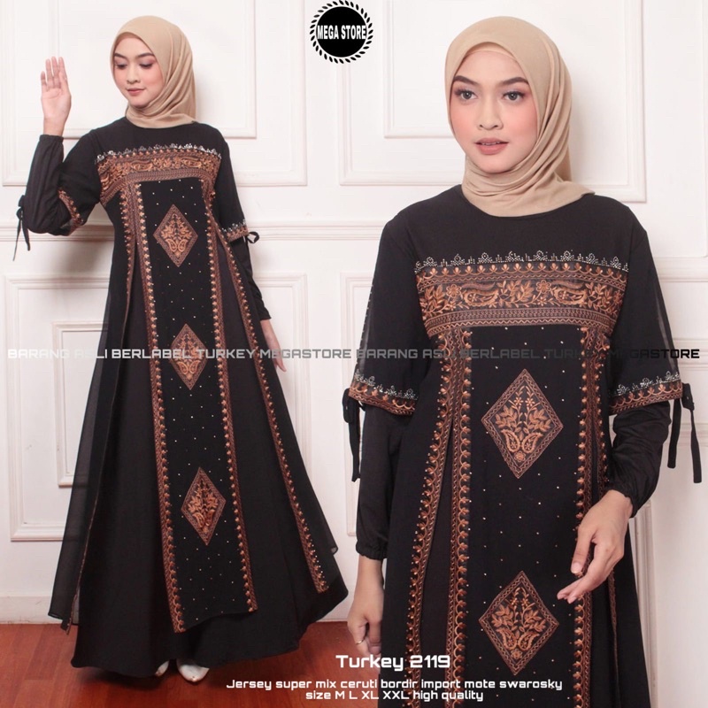Gamis Abaya | Turkey 2119 by Megastore
