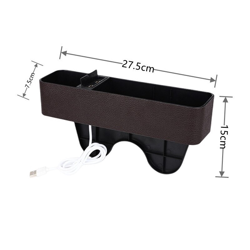 Kotak Penyimpanan Celah Jok Mobil Seat Storage Cup Holder Organizer
