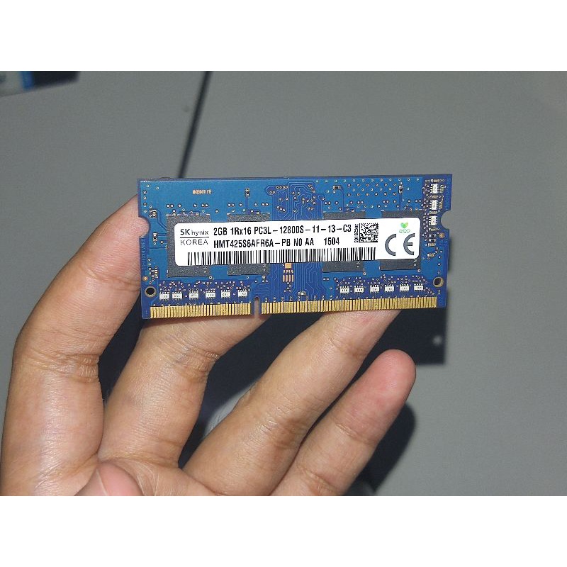 RAM LAPTOP SKHYNIX DDR3 2GB PC3L 12800S 2600MHZ DDR3L