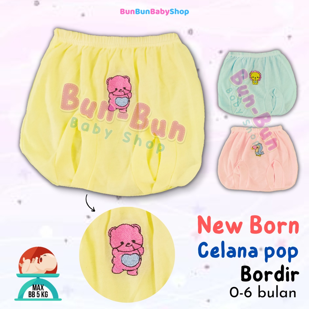 Celana Pop Kodok Pendek Perlengkapan Bayi Baru Lahir Baby Newborn Baju Murah Bunbunbabyshop Unisex