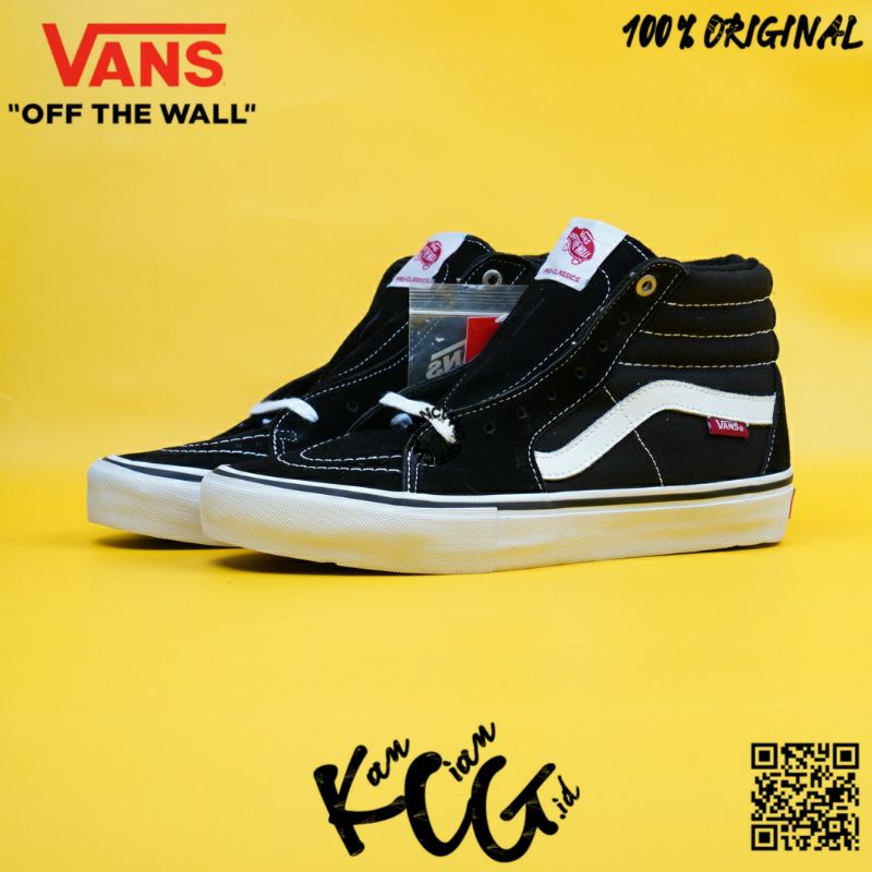 Vans Sk8 Hi Pro Black White 100% Original Bnib