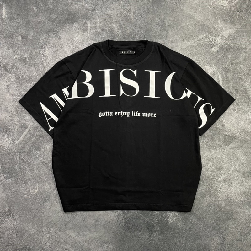 Oversize  T-Shirt Kombinasi “ AM BISIO US “