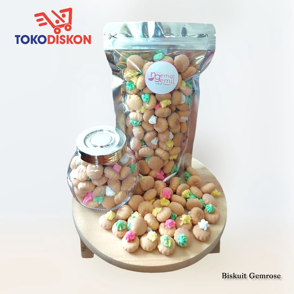 

Biskuit Gemrose - Biskuit Gula Warna Warni Kualitas Premium