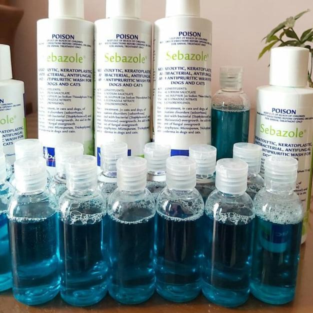 SEBAZOLE 50 ML SHAMPO KUCING ANJING SEBAZOLE SHAMPO R KUTU