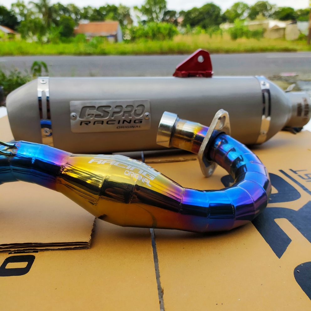 ORIGINAL kenalpot /knalpot racing CS PRO klx150 klx bf dtracker CRF150L WR155 fullsystem