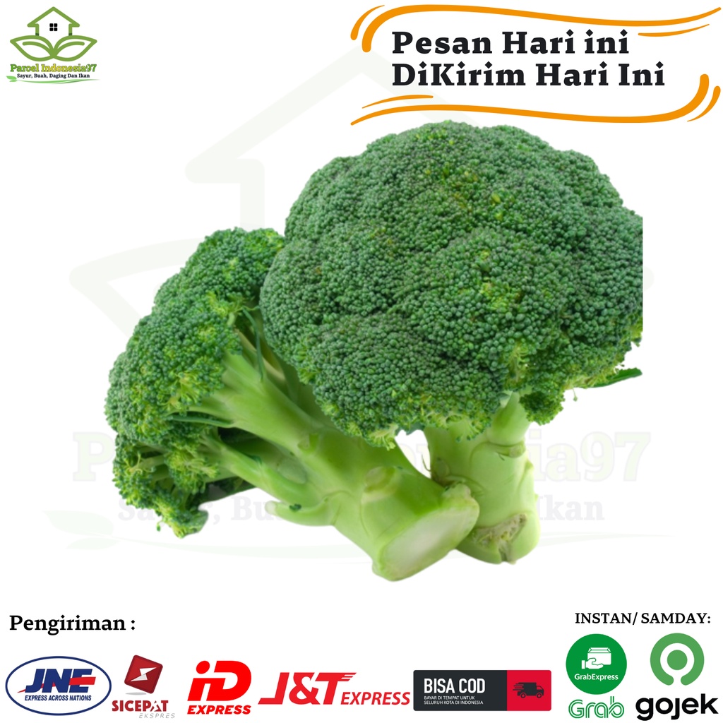 

brokoli hijau segar 500gr pasar murah