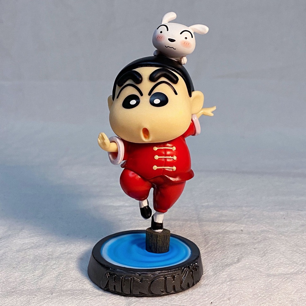 Action Figure Model Anime Crayon Shin-chan Global Tour Ukuran 10cm Untuk Dekorasi