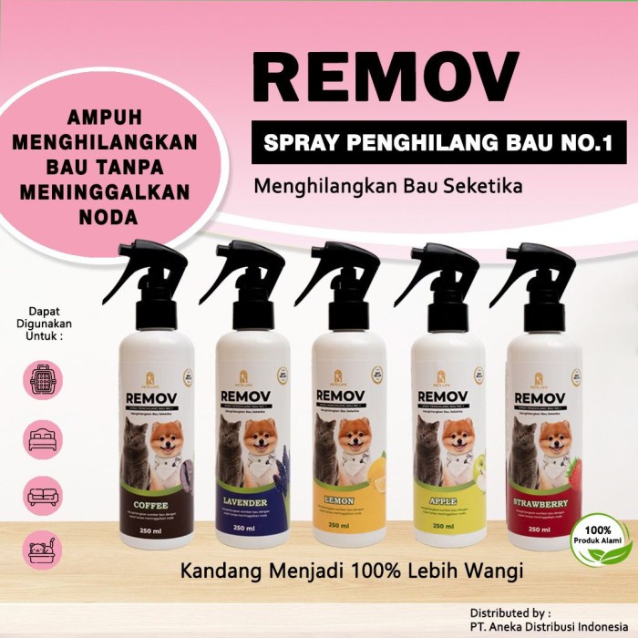 REMOV 250mL Spray Penghilang Bau Tanpa Noda