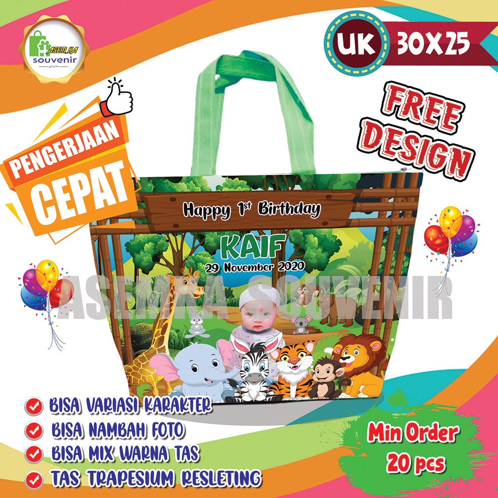 

TAS TERMURAH ULTAH ANAK PERAHU RESLETING UK 30x25, ALAS 10cm