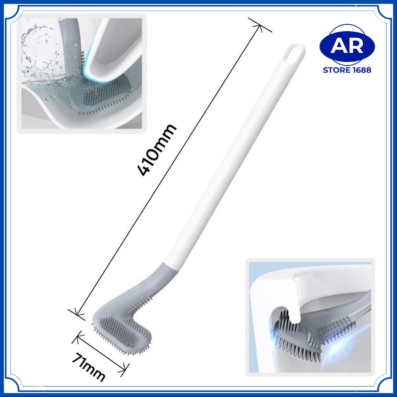 AR-Brush Toilet Golf Silicone / Sikat WC Silikon / Sikat Closet / Sikat Toilet