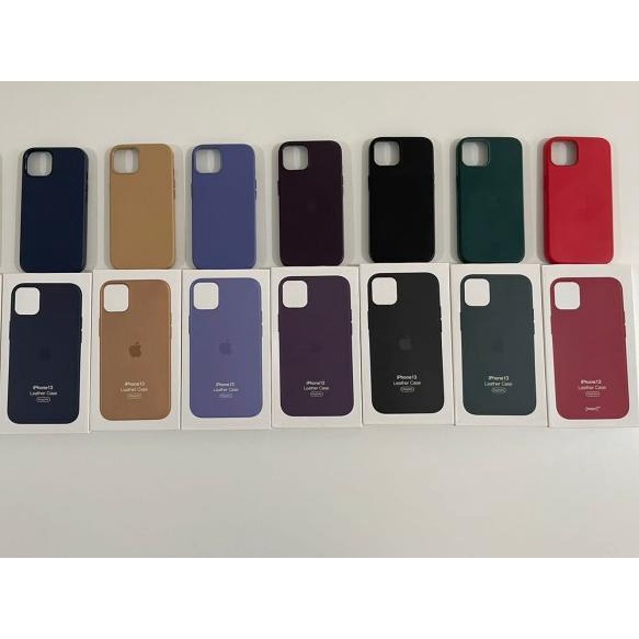 Leather Case iPhone 12 Pro Max 12 Pro With Magsafe Case iPhone 12 Pro - Hitam, iP 12 Pro Max