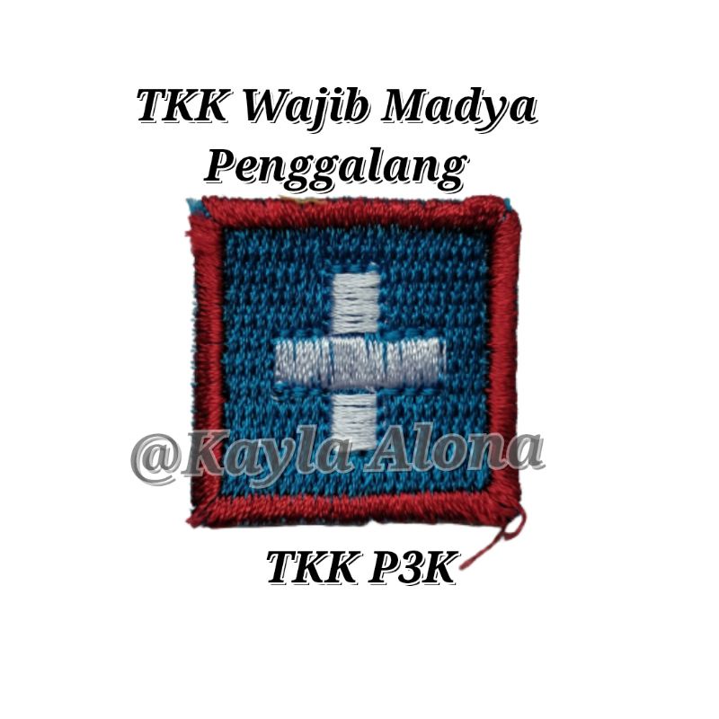 BET / BADGE TKK WAJIB MADYA PENGGALANG ( HARGA 1 PAKET = ISI 10 TKK WAJIB )