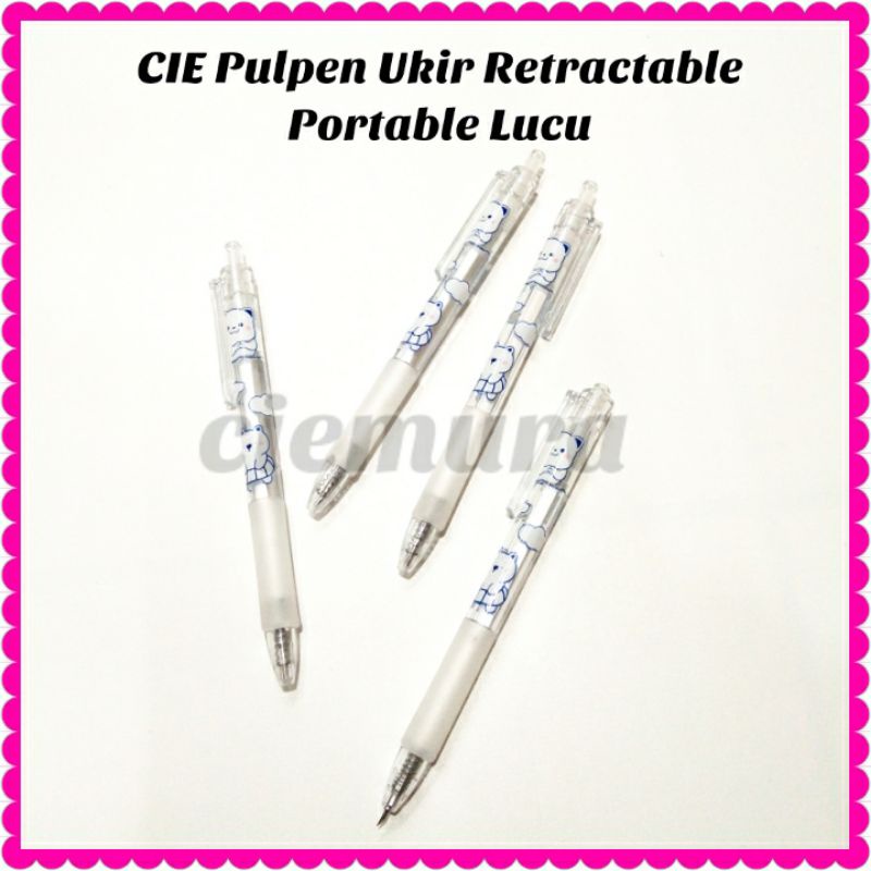 

CIE Pulpen Ukir Retractable Portable Lucu