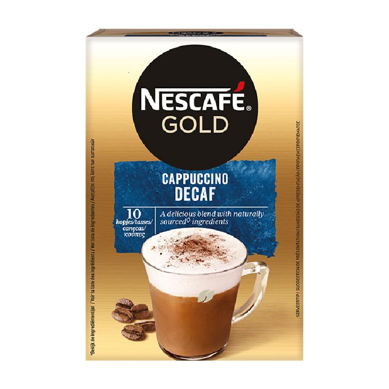 

Nescafe Gold Cappuccino Decaf Decaffeinated 10 x 12,5 Gram