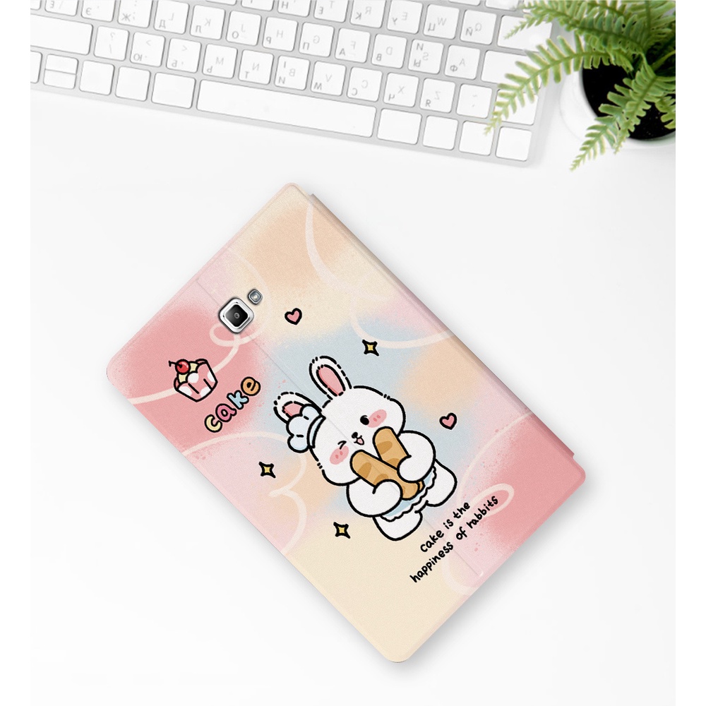 Flip Case Tablet Samsung Galaxy Tab A 10.1 &quot;2016) SM-T580 SM-T585 10.1&quot; Motif Kartun Anime Bahan Kulit PU