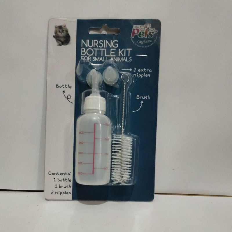 Nursing Bottle kit / dot susu kucing + sikat murah