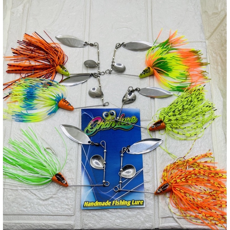 SPINER DOUBLE BLADE 15 GRAM I UMPAN DALAM I I UMPAN CASTING IKAN GABUS DAN TOMAN I GHANI LURE