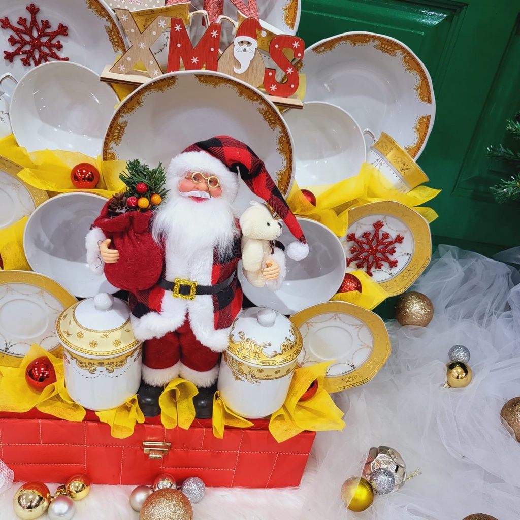 

Paket Dekorasi Hampers Natal Christmas Parcel Hadiah Kue Kering 332