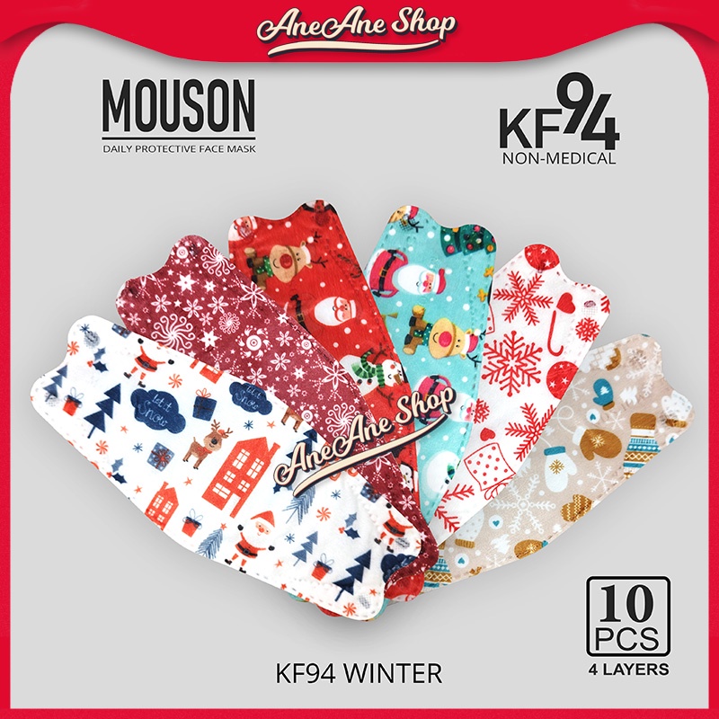 Masker Mouson KF94 Edisi Winter Masker Non Medis Sekali Pakai