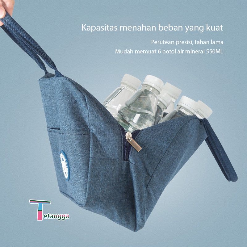 Tas Bekal Makan Murah Souvenir Organizer Lunch Box Bag Cooler Bag Mini Travel Style Pouch