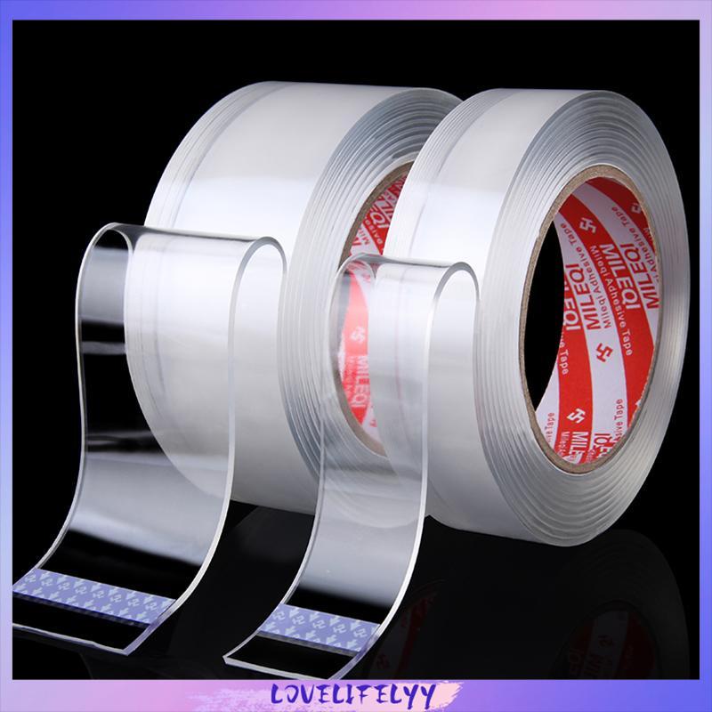 

Double Tape Nano Roll/Double Tape Super Selotip Bening 2 Sisi Serbaguna 1M & 2M-LOY