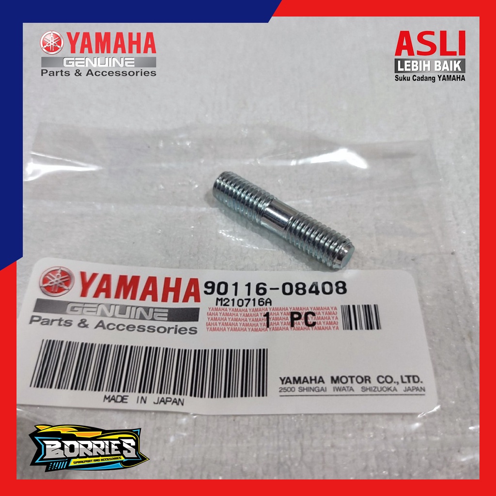 BAUT TANAM KNALPOT RX KING,RXZ,RXS,YT115 ASLI ORI ORIGINAL YAMAHA YGP 90116-08408