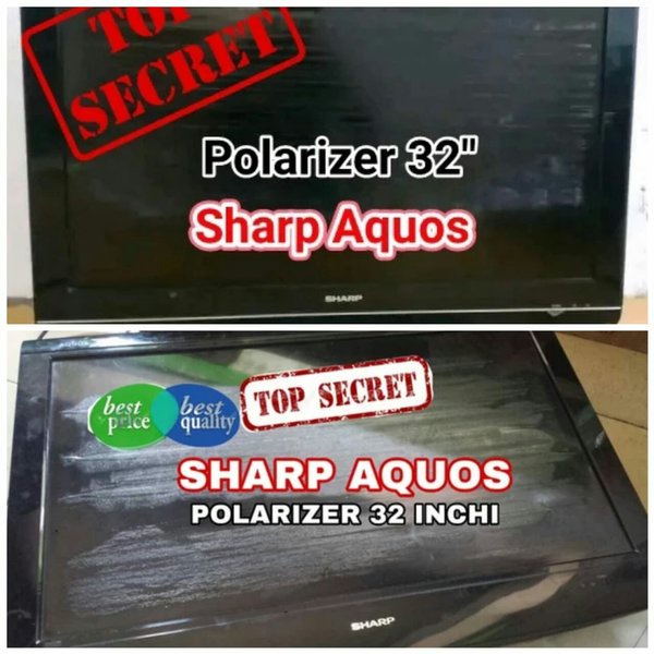 Polaris LCD TV Sharp Aquos 32 Inch Polarizer Polarized hemat dan murah hemat
