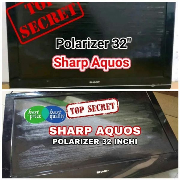 Polaris LCD TV Sharp Aquos 32 Inch 0 Derajat Polarizer Polarized Original